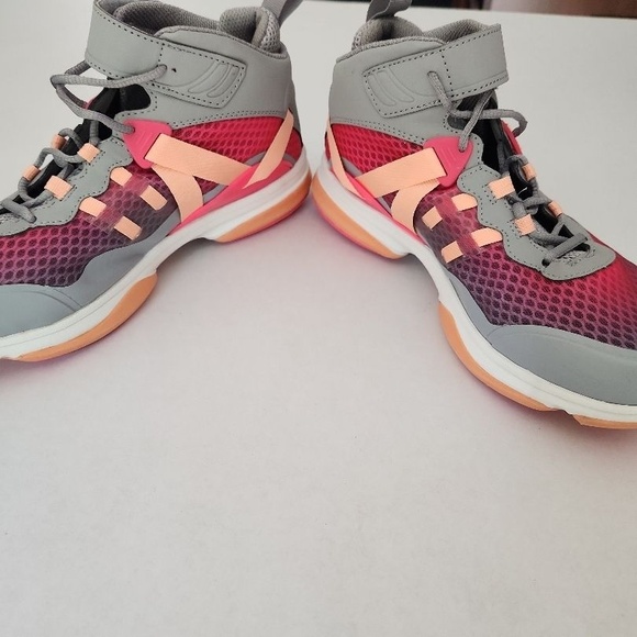 Ryka Sneakers Devotion XT Mid Training Womens Size 8W Gray Pink HighTop Mesh - Picture 5 of 16